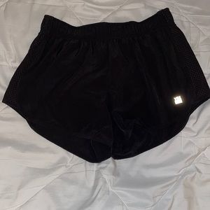 Black athletic shorts